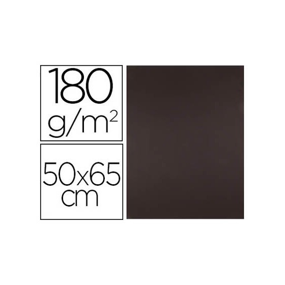 Cartulina liderpapel 50x65 cm 180 gr marron unidad