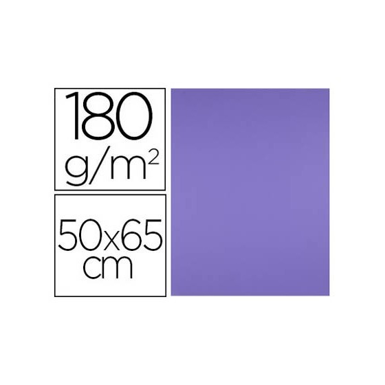 Cartulina liderpapel 50x65 cm 180 gr purpura unidad