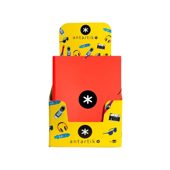 Carpeta liderpapel antartik gomas a4 3 solapas carton forrado colores surtidos