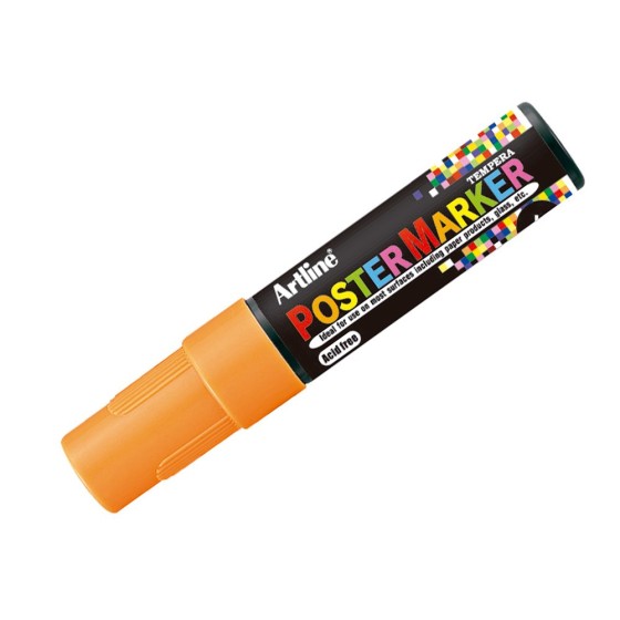 Rotulador artline poster marker epp-6-nar flu punta redonda 6 mm color naranja fluor