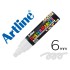 Rotulador artline poster marker epp-6-bla punta redonda 6 mm color blanco