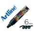 Rotulador artline poster marker epp-6-neg punta redonda 6 mm color negro