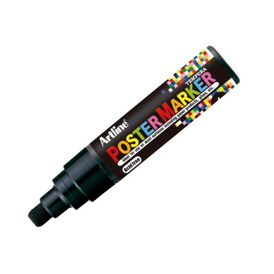 Rotulador artline poster marker epp-6-neg punta redonda 6 mm color negro