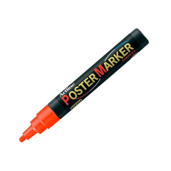 Rotulador artline poster marker epp-4-nar flu punta redonda 2 mm color naranja fluor