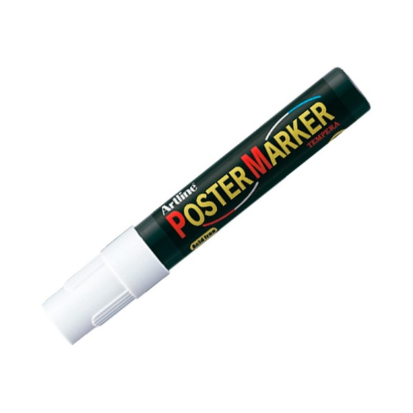Rotulador artline poster marker epp-4-bla punta redonda 2 mm color blanco