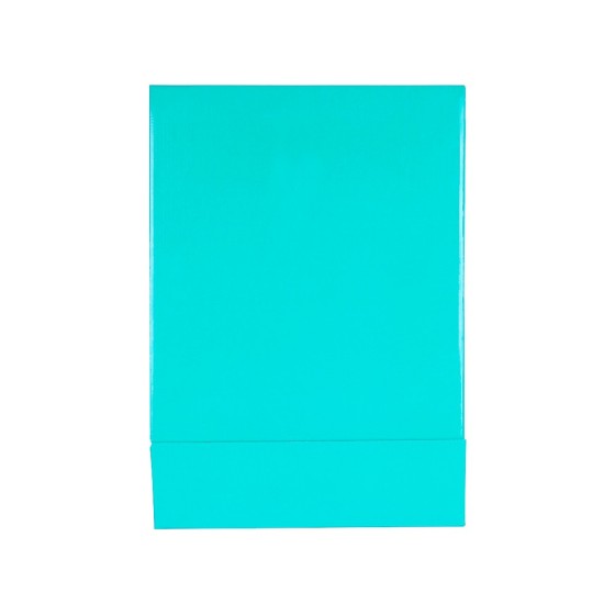 Caja archivador liderpapel de palanca carton folio documenta lomo 75 mm verde claro