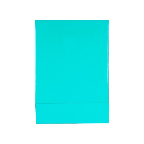 Caja archivador liderpapel de palanca carton din a4 documenta lomo 75 mm verde claro