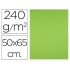 Cartulina liderpapel 50x65 cm 240g/m2 verde hierba paquete de 25 unidades