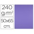 Cartulina liderpapel 50x65 cm 240g/m2 purpura paquete de 25 unidades