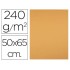 Cartulina liderpapel 50x65 cm 240g/m2 avellana paquete de 25 unidades