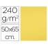 Cartulina liderpapel 50x65 cm 240g/m2 amarillo limon paquete de 25 unidades