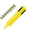 Rotulador greening fluorescente punta biselada amarillo