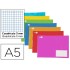Libreta liderpapel write a5 apaisada 32h 60g/m2 cuadro 3 mm con margen