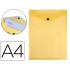 Carpeta liderpapel dossier broche polipropileno din a4 formato vertical amarilla transparente 50 hojas