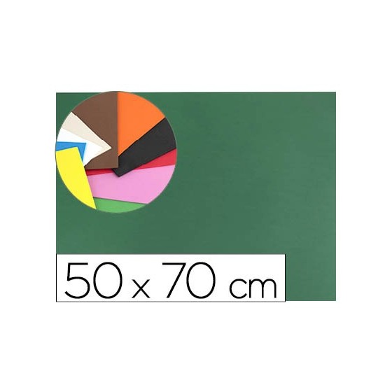 Goma eva liderpapel 50x70cm 60g/m2 espesor 1.5mm verde oscuro