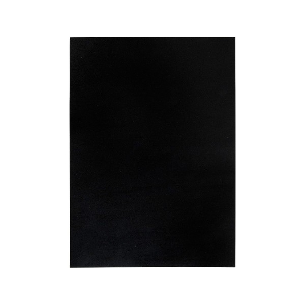 Goma eva con purpurina liderpapel 50x70cm 60g/m2 espesor 2mm negro