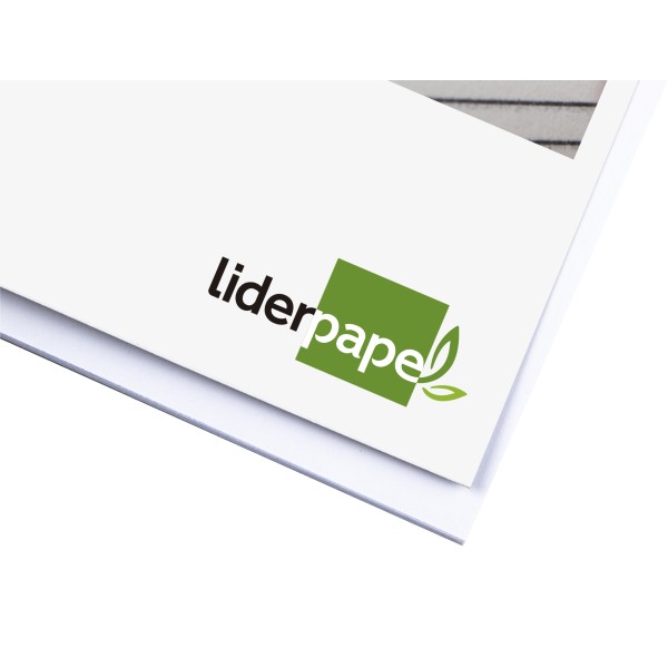 Bloc musica liderpapel pentagrama 5mm cuarto 20 hojas 100g/m2 grapado