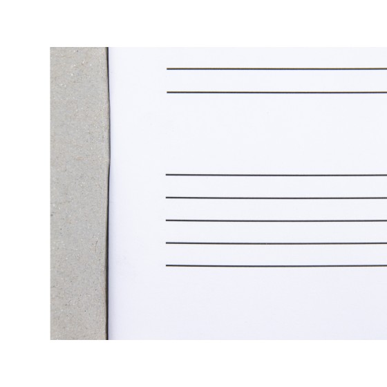 Bloc musica liderpapel pentagrama 5mm cuarto 20 hojas 100g/m2 grapado
