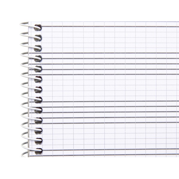 Bloc musica liderpapel combi pentagrama cuadriculado 2,5mm cuarto 20 hojas 100g/m2