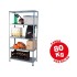 Estanteria metalica ar storage 180x90x40 cm 5 estantes 80 kg por estante color gris