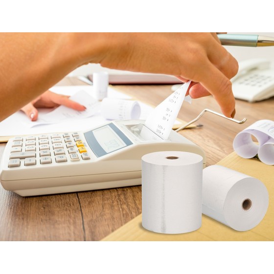 Rollo sumadora q-connect termico 80x68x11 mm 58 gr sin bifenol a