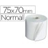Rolo branco q-connect electra 75x70x11mm 60 grs