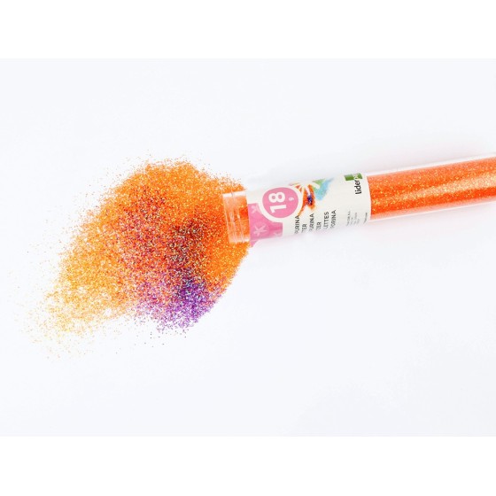 Purpurina liderpapel fantasia colores metalicos pasteles bote de 18 gr