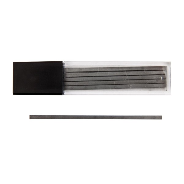 Minas liderpapel grafito rectangulares 2x0,9 mm hb tubo de 12 minas