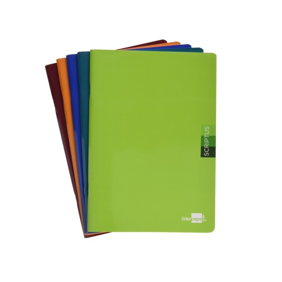 Libreta liderpapel scriptus a5 plus 48 hojas 90g/m2 liso sinmargen