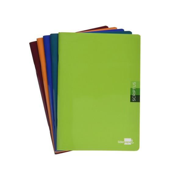Libreta liderpapel scriptus a5 plus 48 hojas 90g/m2 liso sinmargen