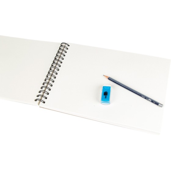 Bloc dibujo liderpapel esbozos espiral a3 297x420mm 100 hojas 90g/m2 sin recuadro