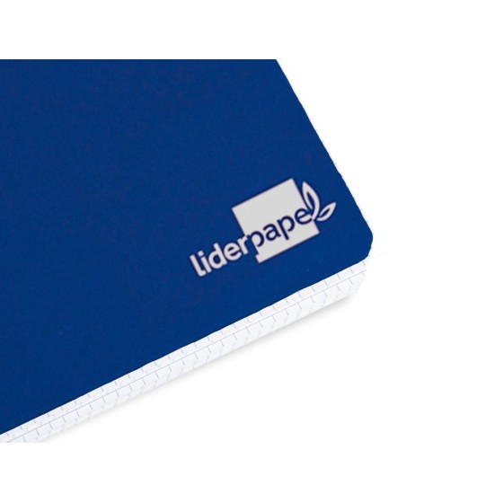 Cuaderno espiral liderpapel cuarto tapa dura 80h 60 gr cuadro 4mm con margen colores surtidos