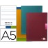 Libreta liderpapel scriptus a5 plus 48 hojas 90g/m2 pauta 4ª3.5 mm. con margen
