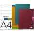Libreta liderpapel scriptus a4 48 hojas 90g/m2 pauta 4ª 3.5mm con margen
