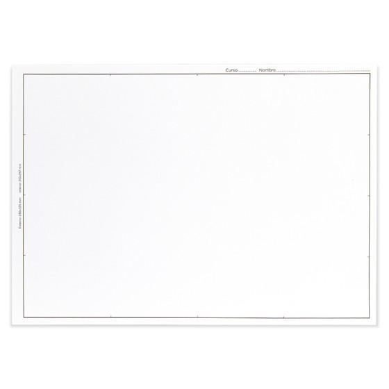 Papel dibujo liderpapel 210x297mm 150g/m2 sin recuadropack de 10