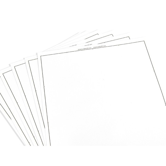 Papel dibujo liderpapel 210x297mm 150g/m2 sin recuadropack de 10