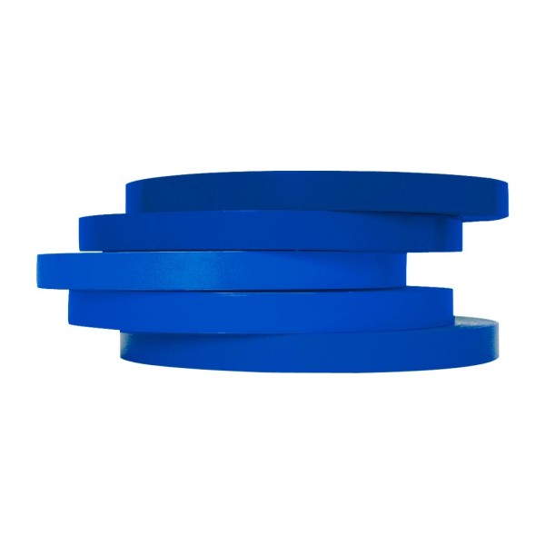 Cinta adhesiva q-connect 66m x 9mm azul para cerrar bolsas