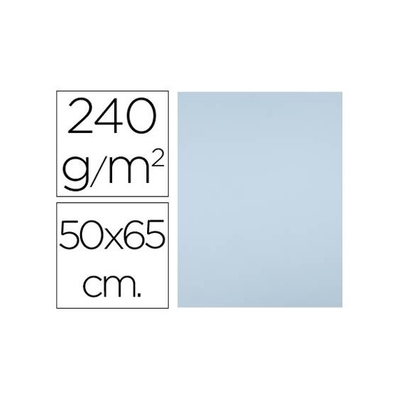 Cartulina liderpapel 50x65 cm 240g/m2 celeste