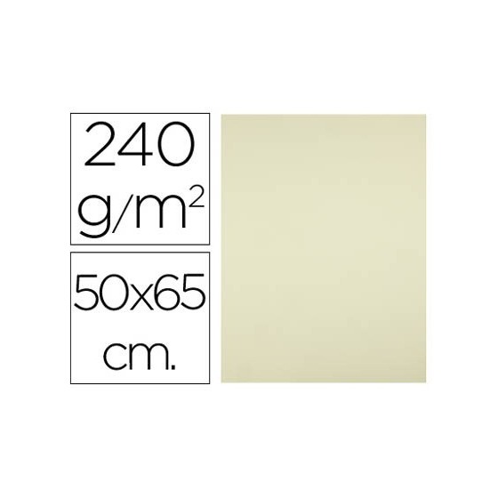 Cartulina liderpapel 50x65 cm 240g/m2 amarillo