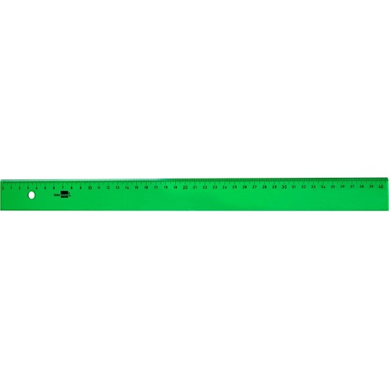 Regla liderpapel 40 cm acrilico verde