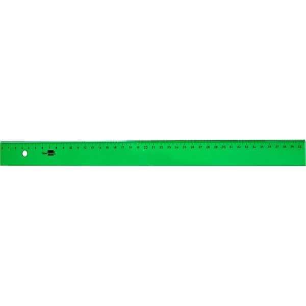 Regla liderpapel 40 cm acrilico verde