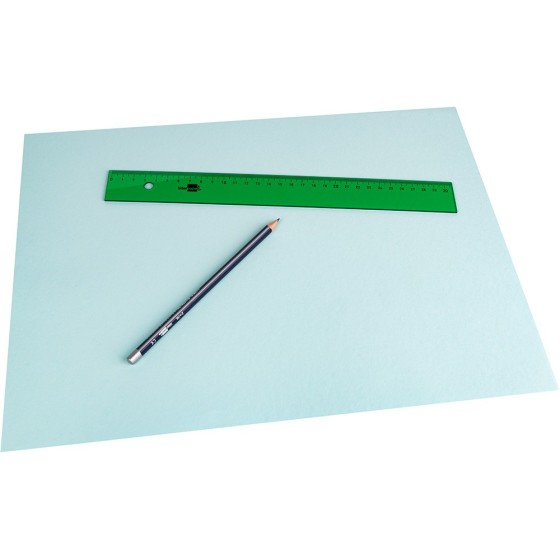 Regla liderpapel 40 cm acrilico verde