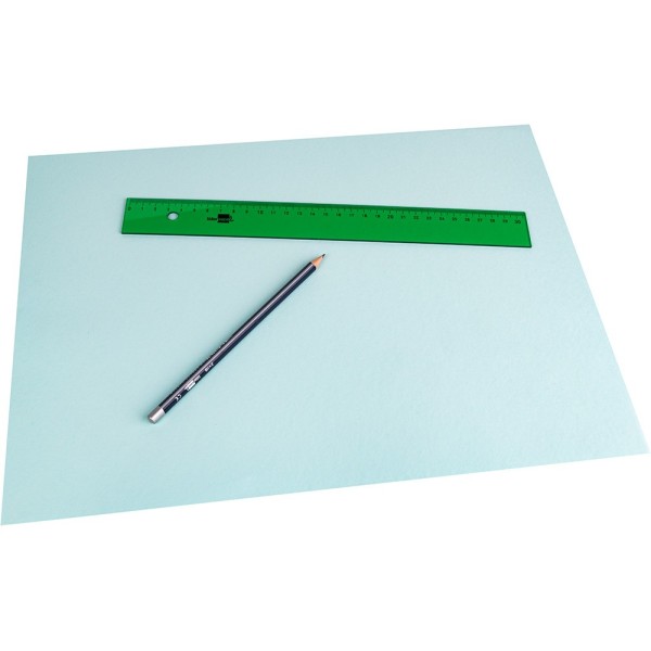 Regla liderpapel 40 cm acrilico verde