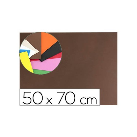 Goma eva liderpapel 50x70cm 60g/m2 espesor 1.5mm marron