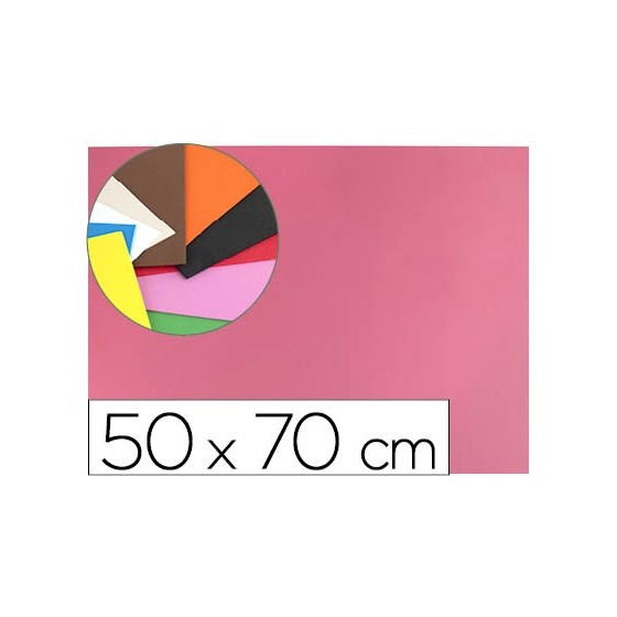 Goma eva liderpapel 50x70cm 60g/m2 espesor 1.5mm rosa
