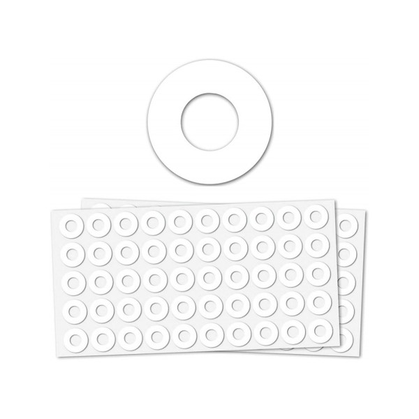 Arandelas autoadhesivas blancas liderpapel sobre de 100 unidades