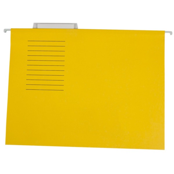 Carpeta colgante liderpapel a4 amarilla