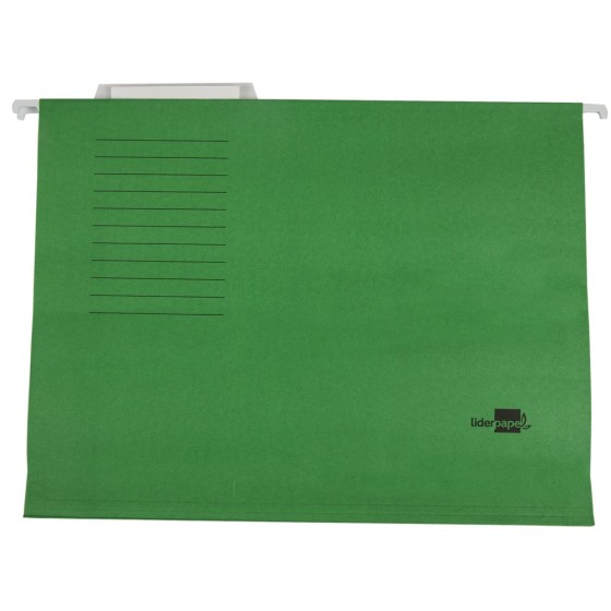 Carpeta colgante liderpapel a4 verde