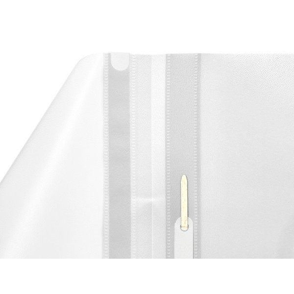 Carpeta dossier fastener plastico q-connect din a4 blanco