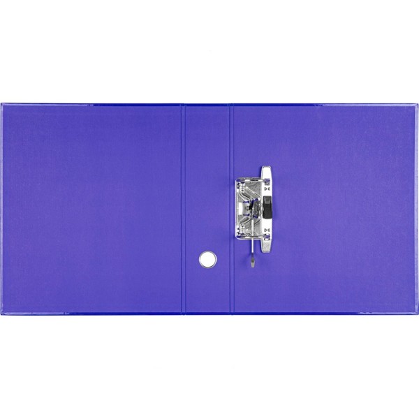 Archivador de palanca liderpapel a4 color system forrado sin rado lomo 80mm azul compresor metalico